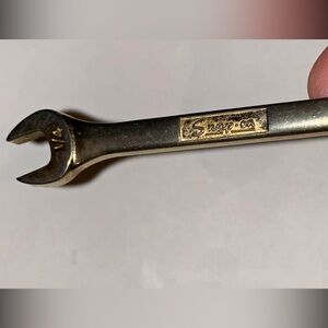 Snap-On Tie Clip 1/4in Wrench Gold Tone #4